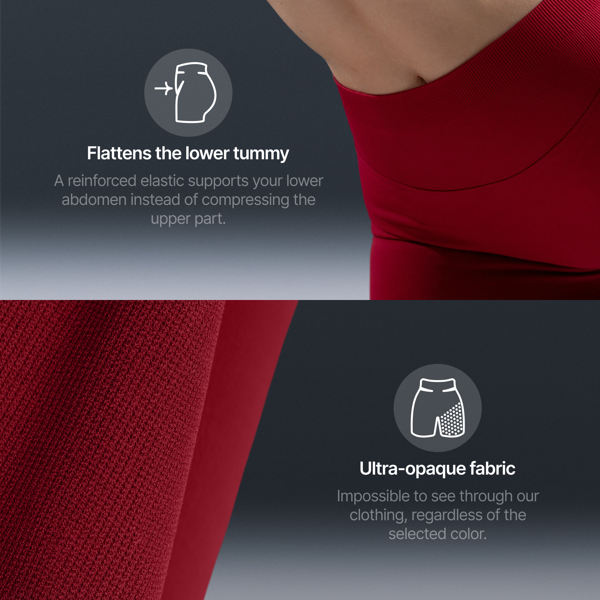 Flat belly set - Cherry