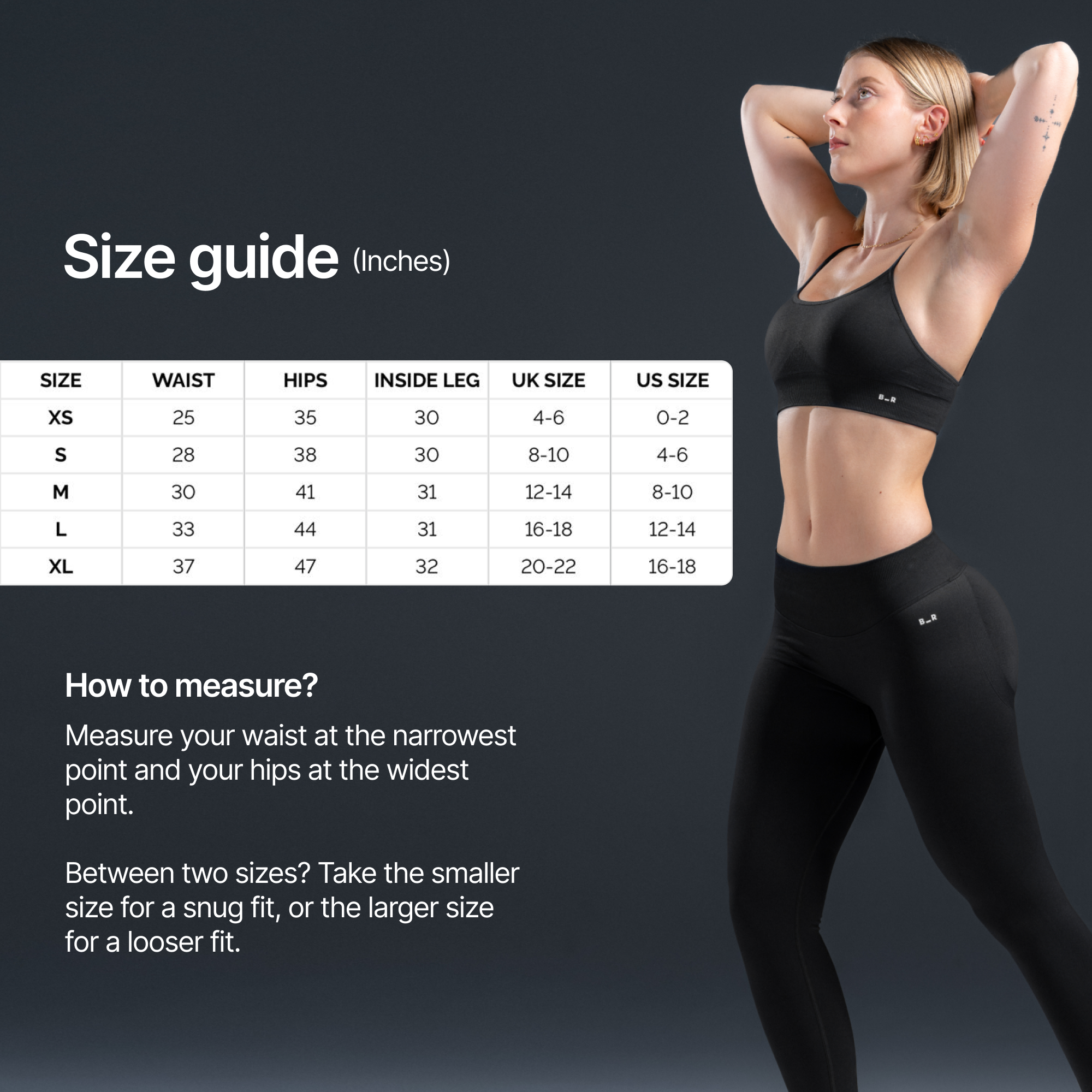 Flat belly set - Charcoal