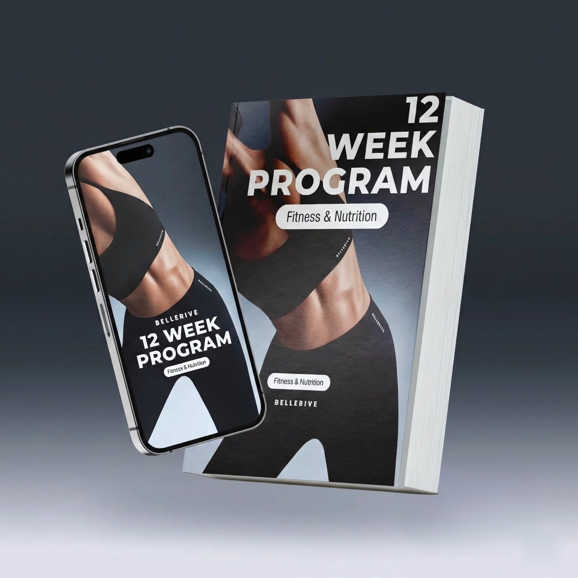 Flat belly set - Charcoal
