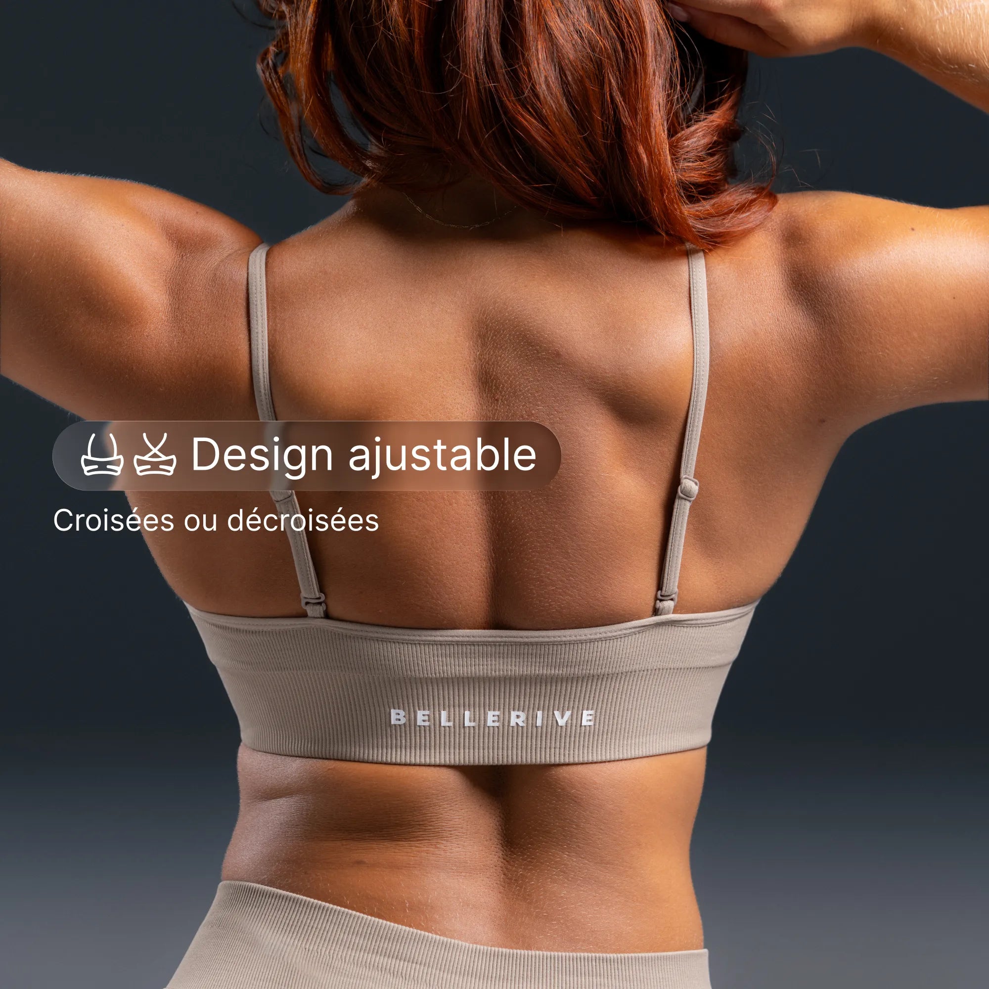 V2 Sports Bra – Latte