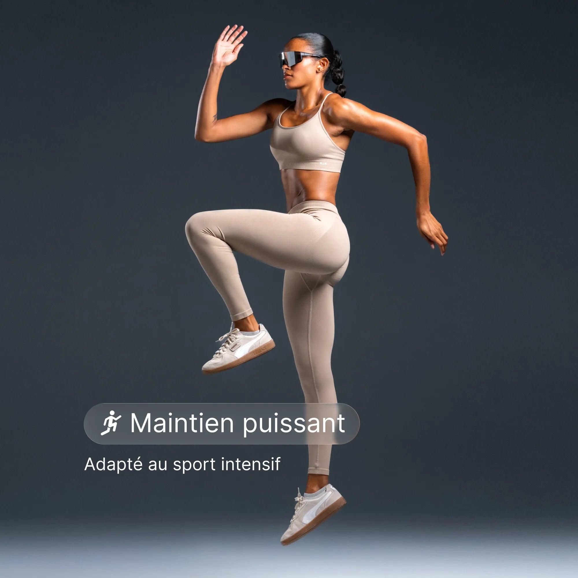 V2 Sports Bra – Latte