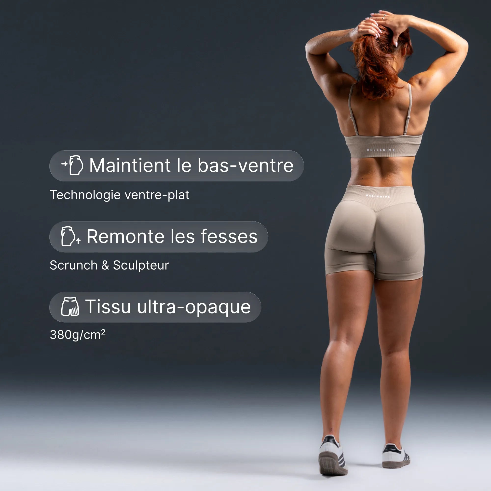 V2 Sculpt Shorts - Latte