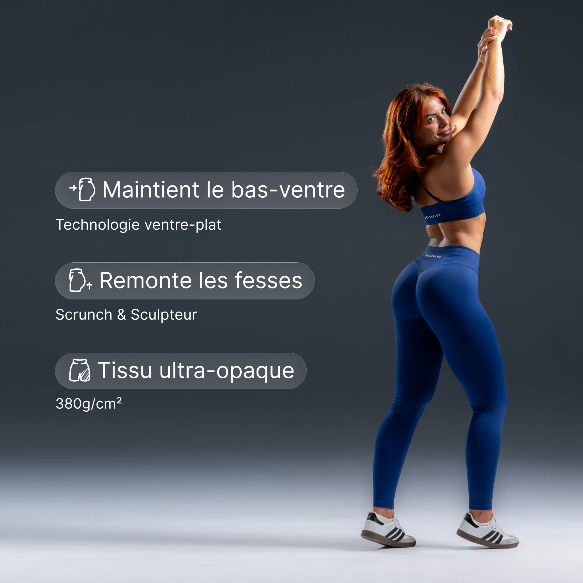 V2 Sculpt Leggings - Blueberry