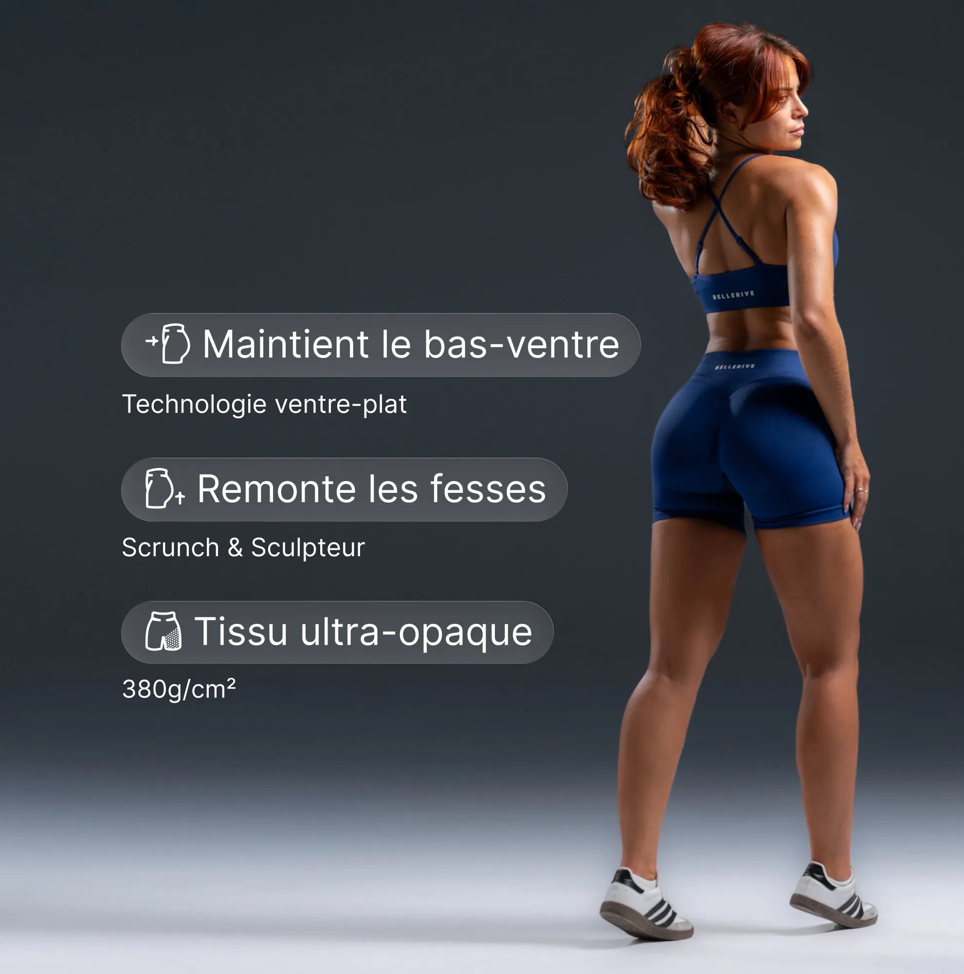 V2 Sculpt Shorts – Blueberry