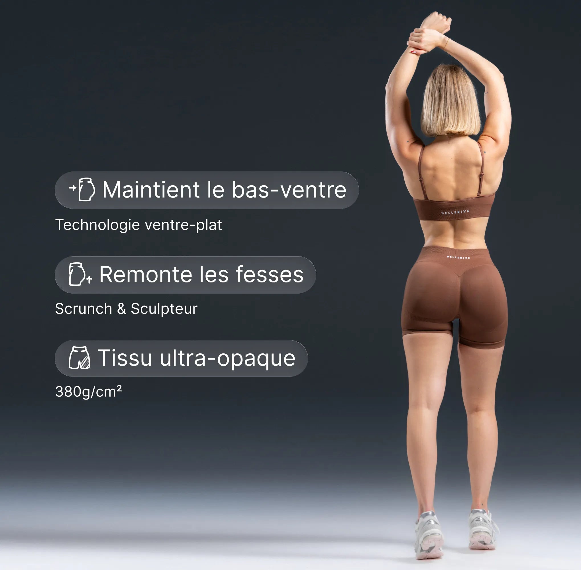 V2 Sculpt Shorts - Cocoa