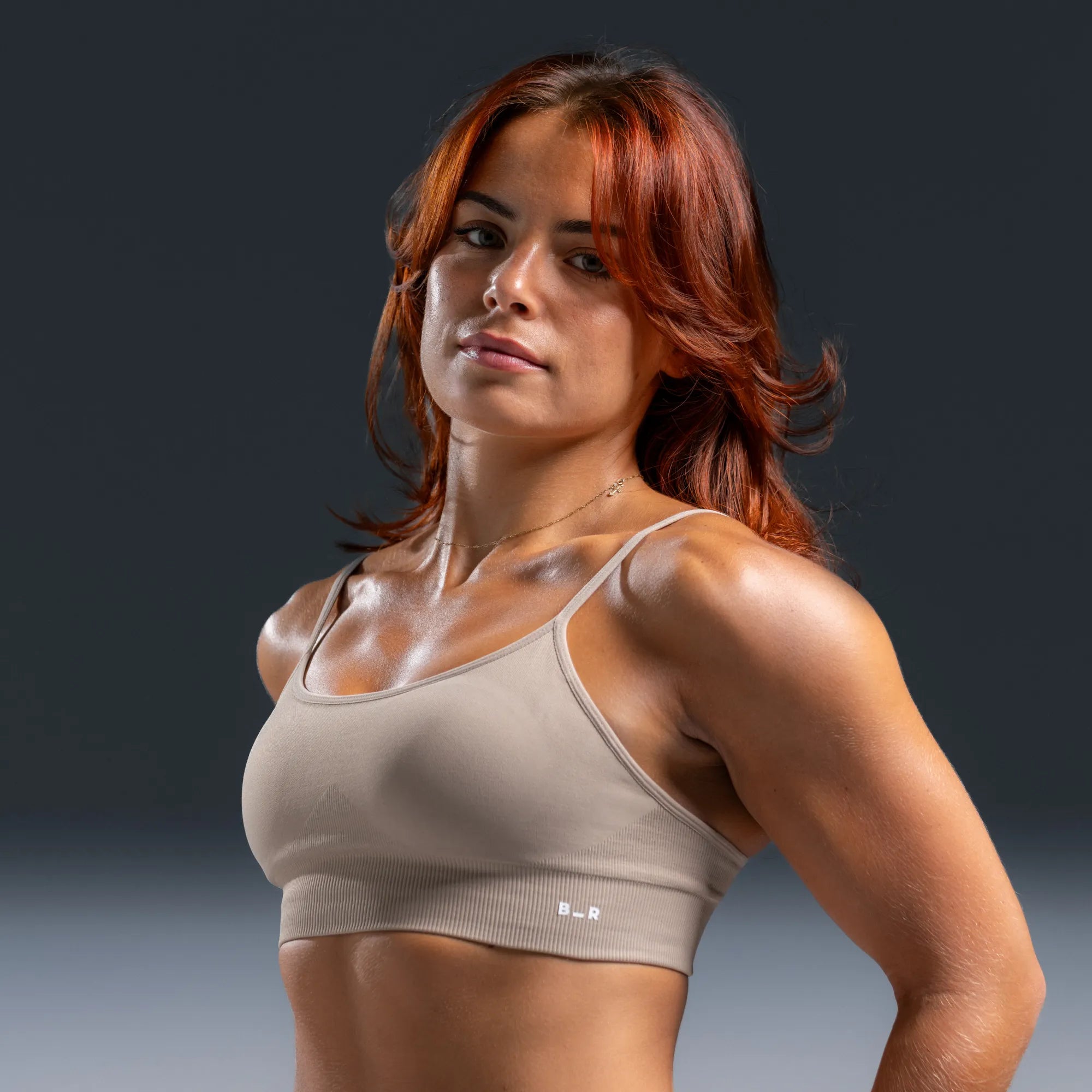 V2 Sports Bra – Latte