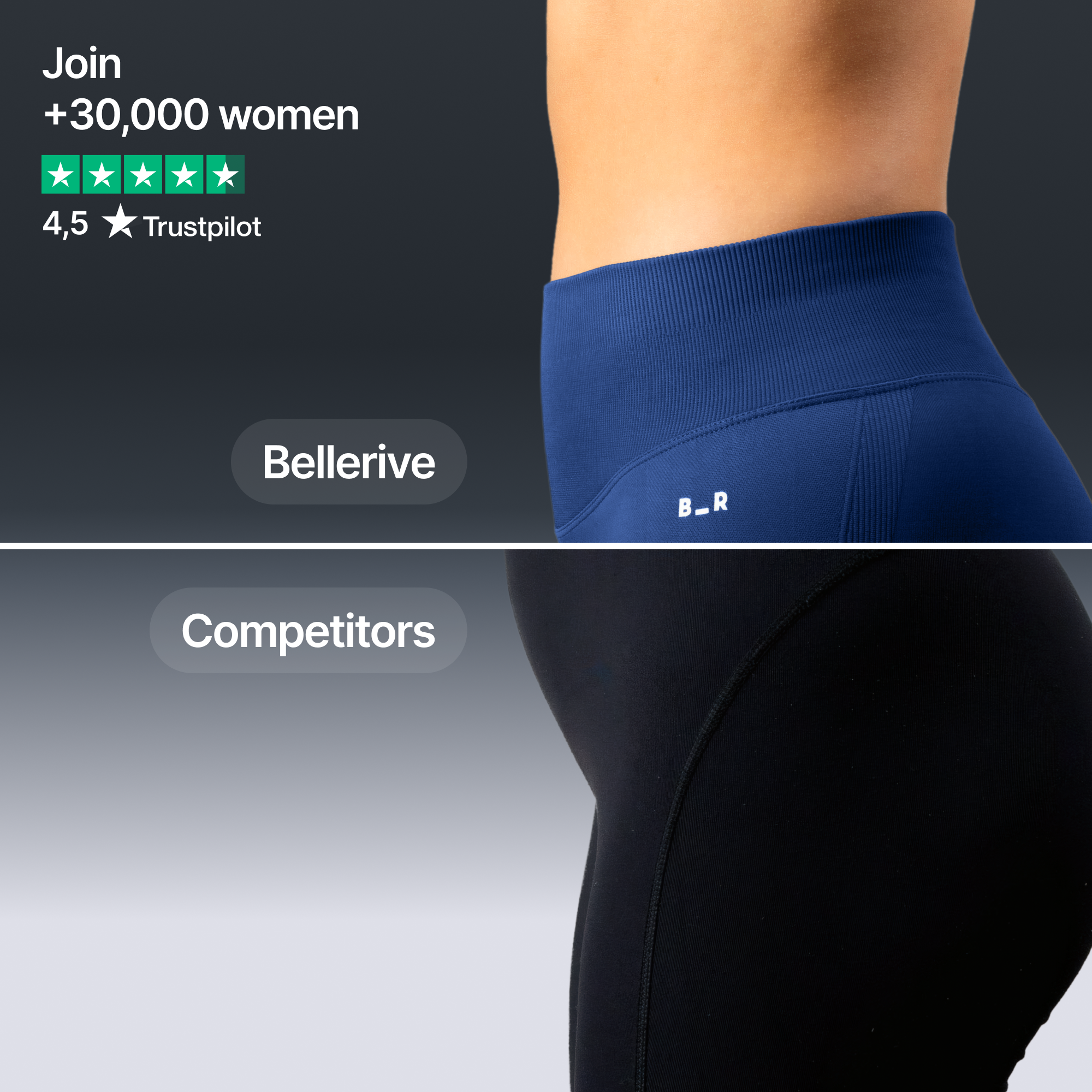 Flat belly set - Blueberry