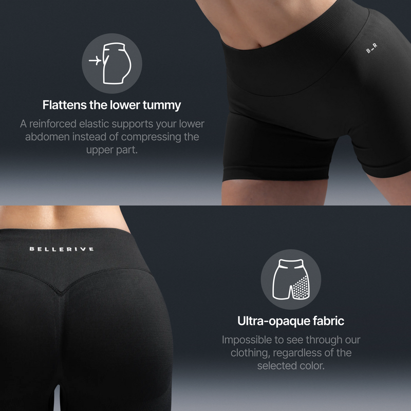 Sculpt Shorts – Charcoal