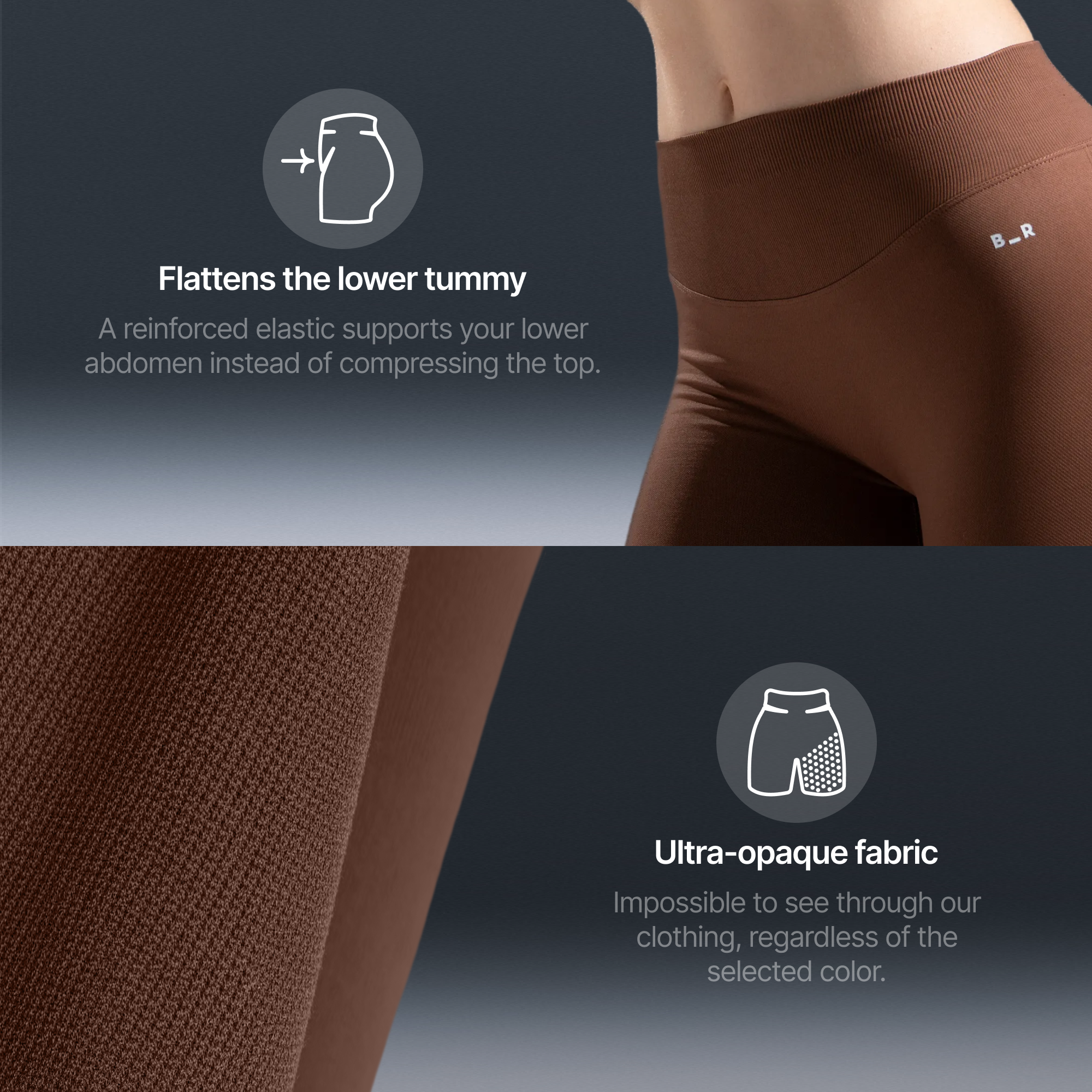 Flat belly set - Cocoa