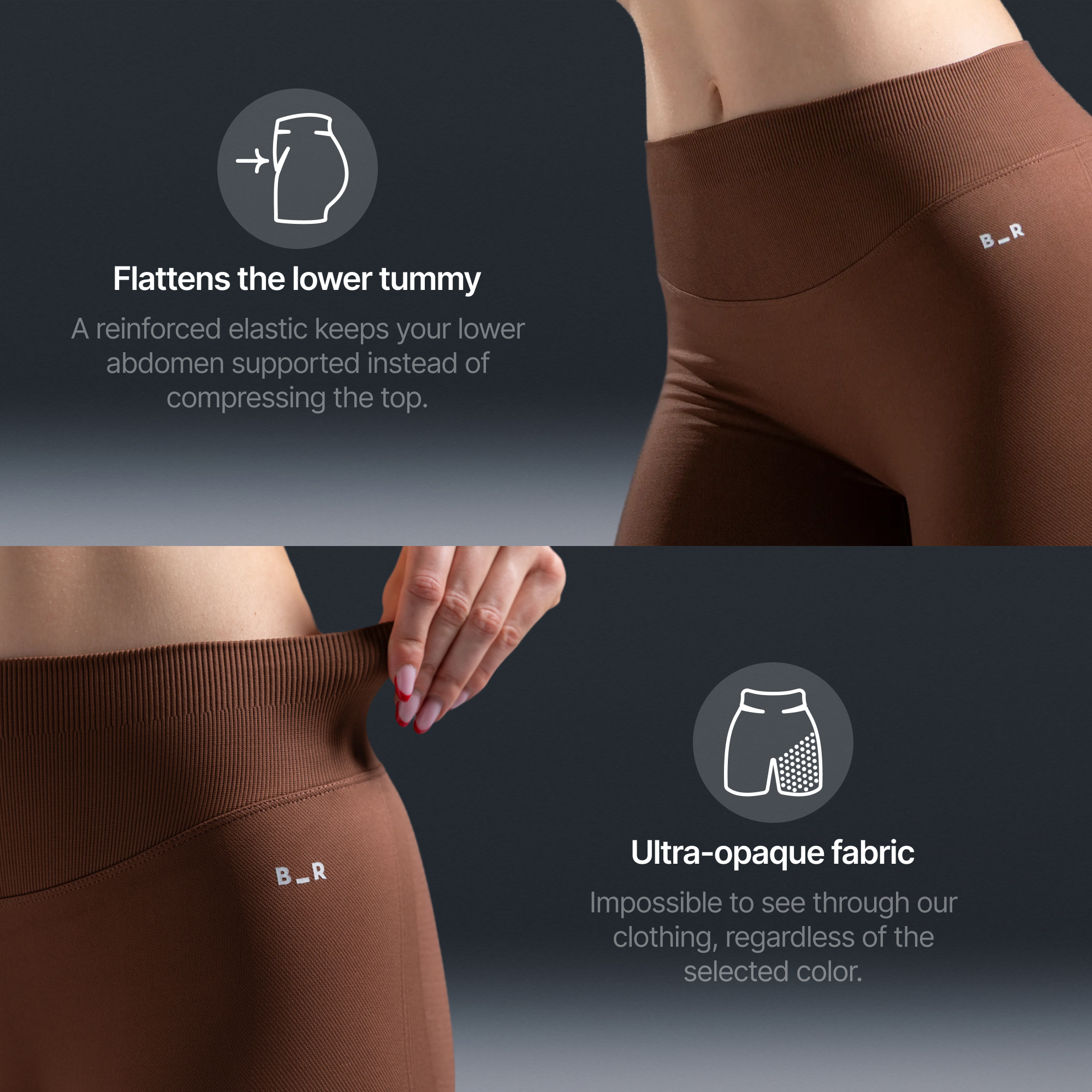 Sculpt Shorts - Cocoa