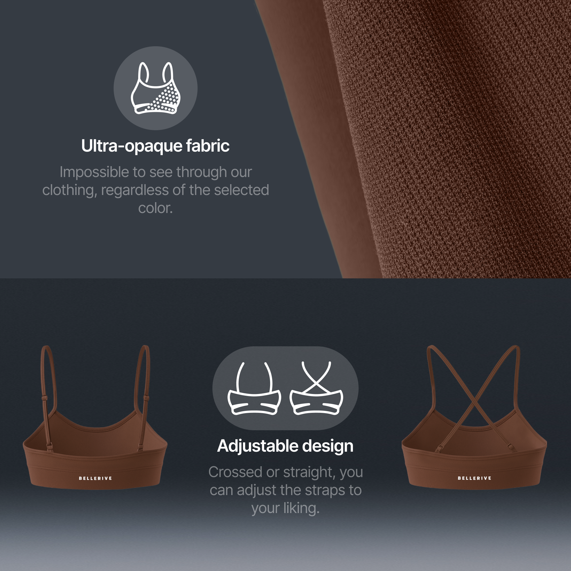 Sports Bra – Cocoa