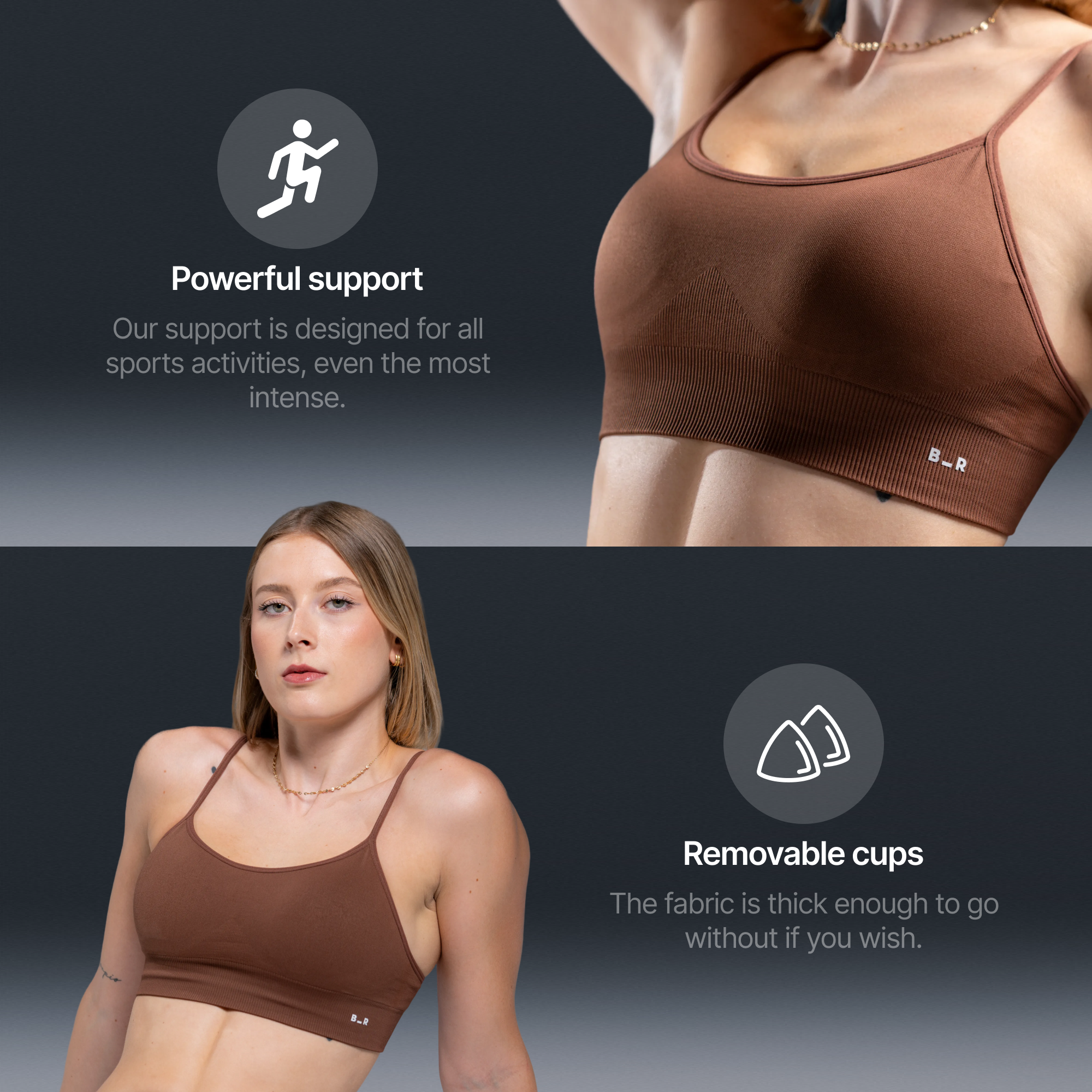 Sports Bra – Cocoa