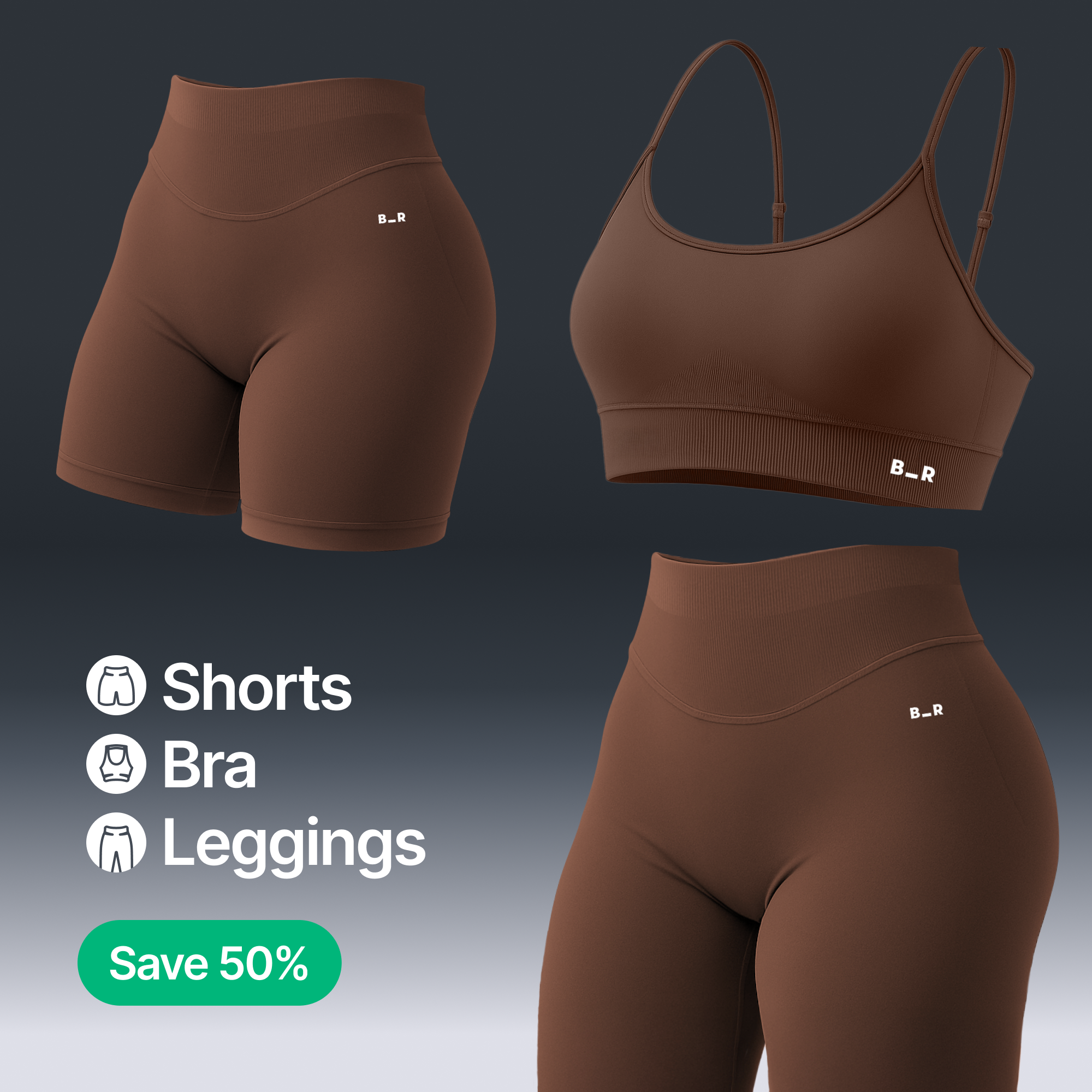 Flat belly set - Cocoa