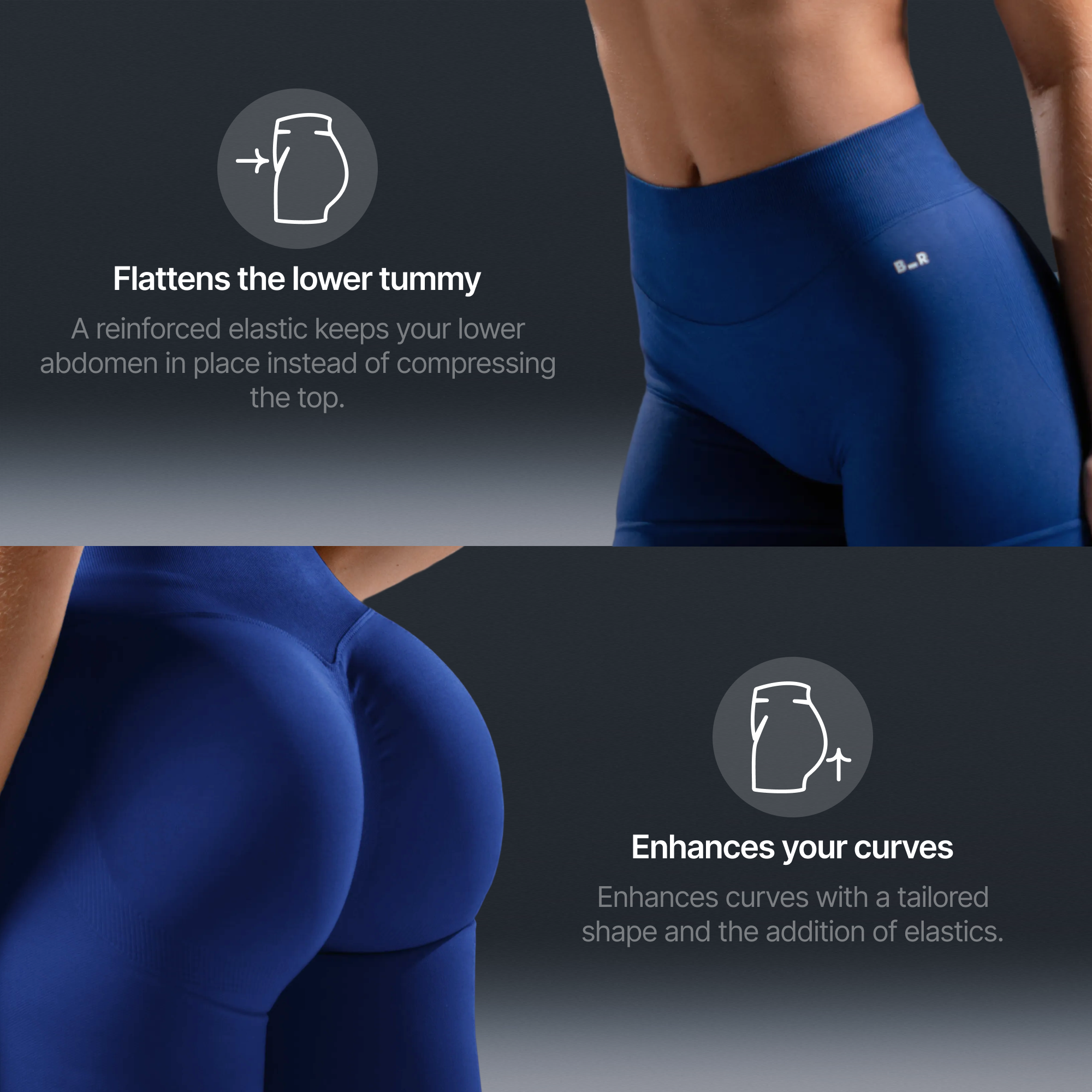 Sculpt Leggings - Blueberry