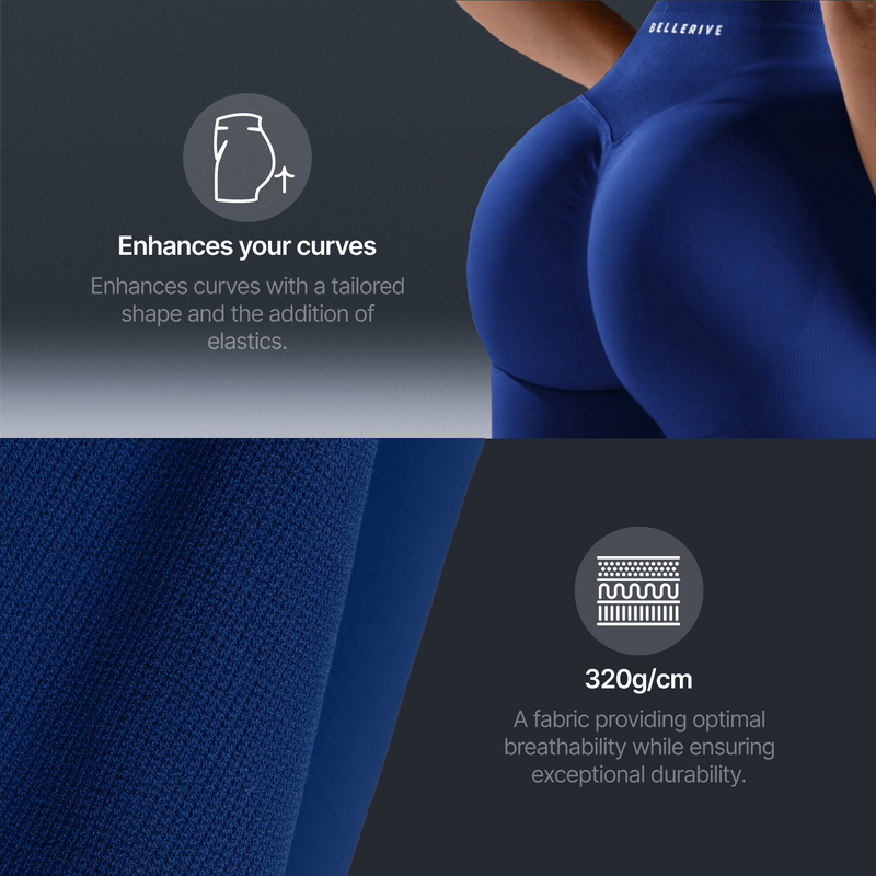 Sculpt Shorts – Blueberry