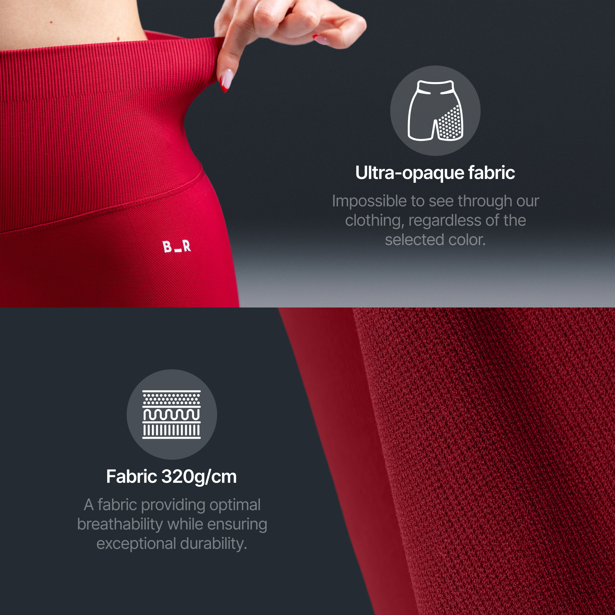 Sculpt Leggings - Cherry