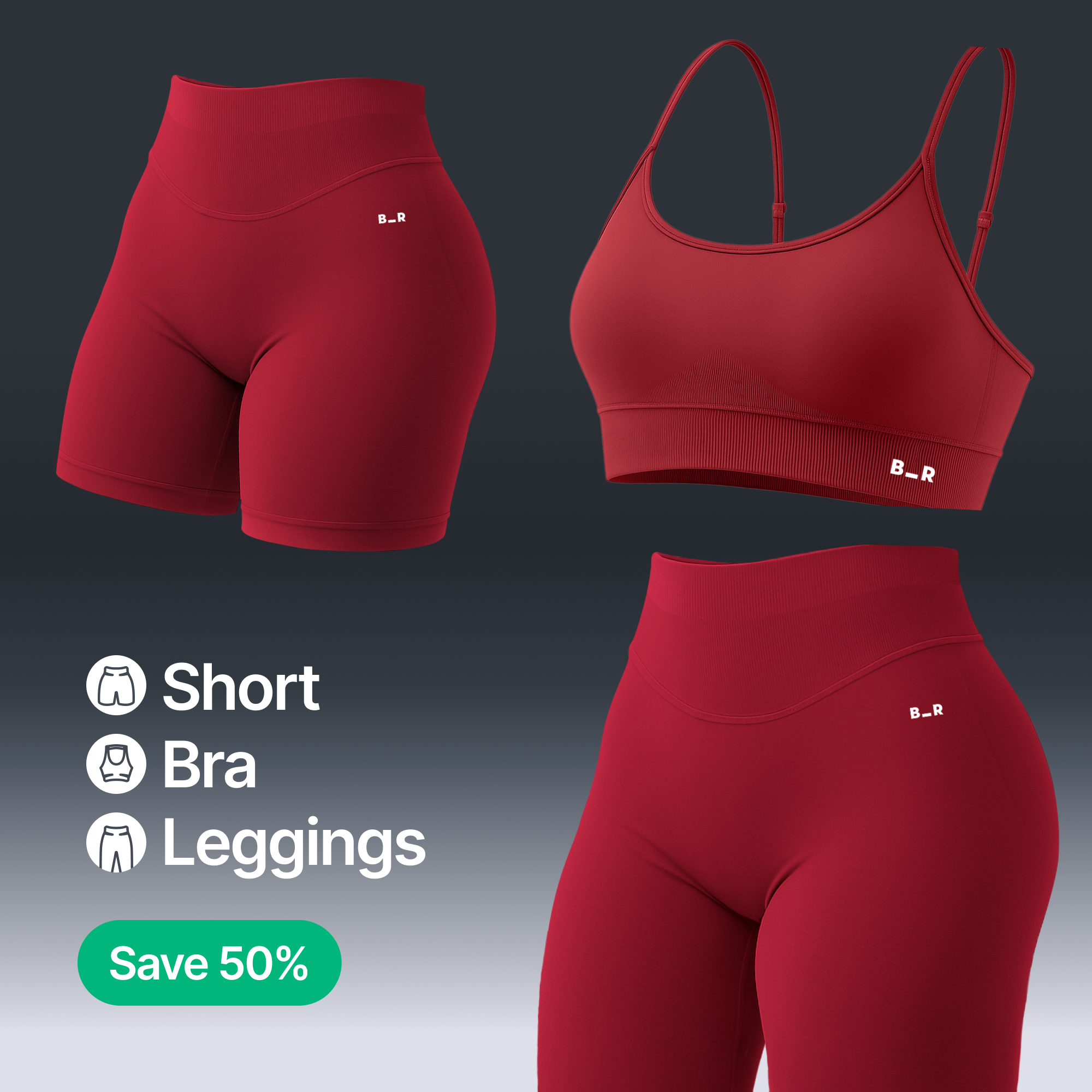 Flat belly set - Cherry