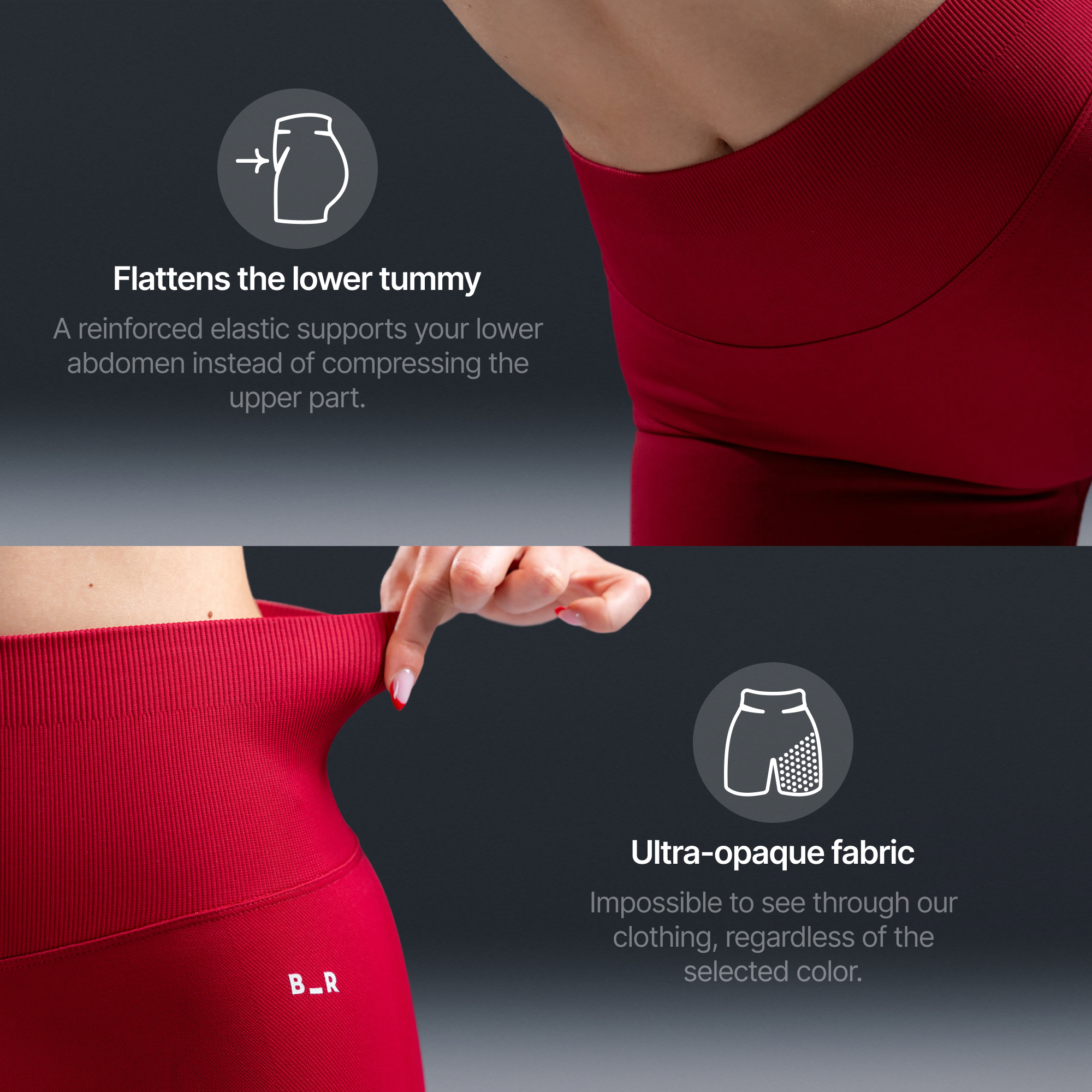 Sculpt Shorts – Cherry