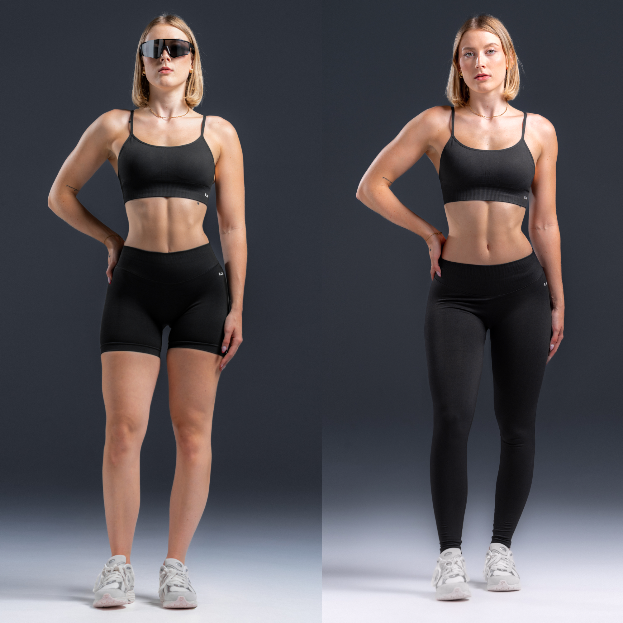 Flat belly set - Charcoal