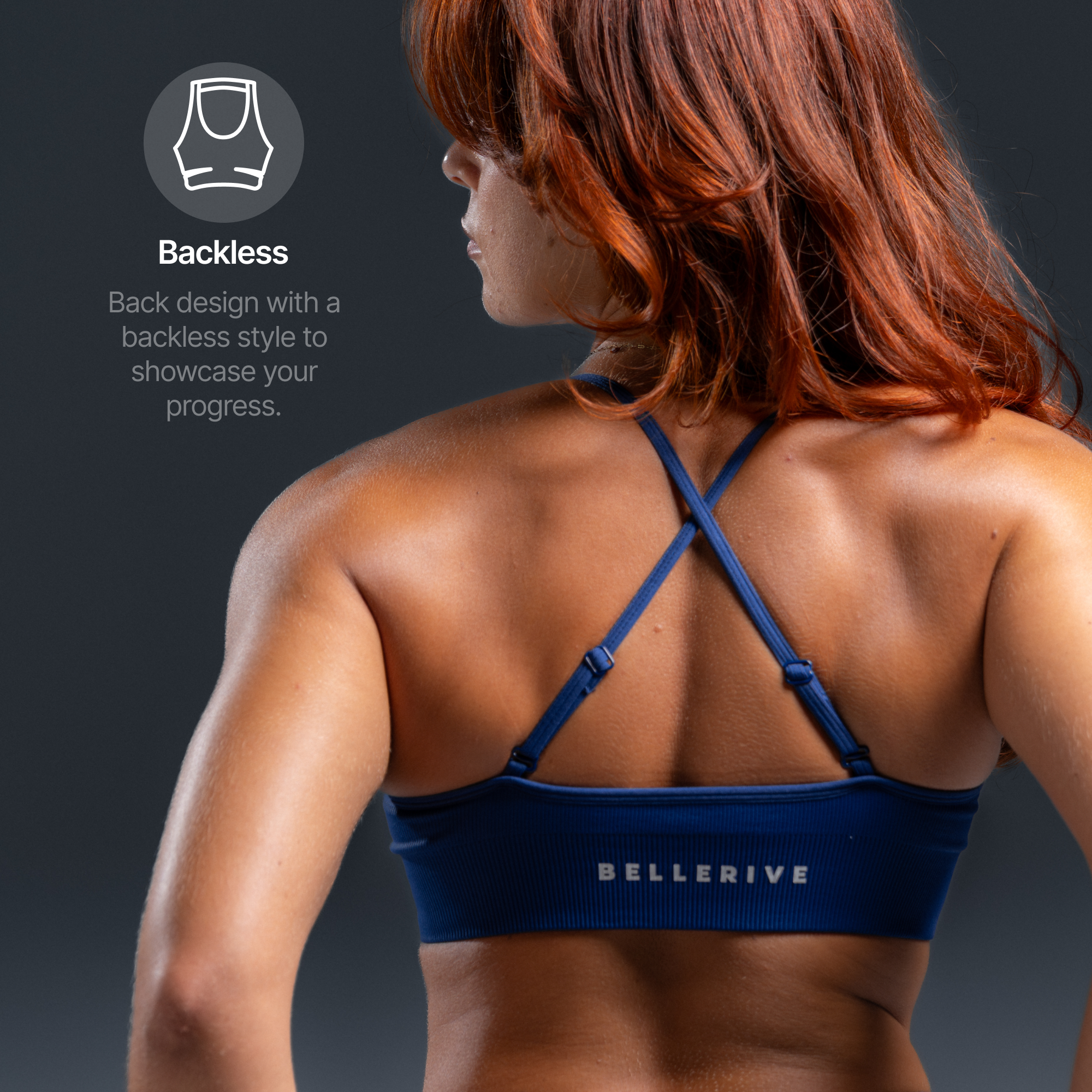 Sports Bra – Blueberry