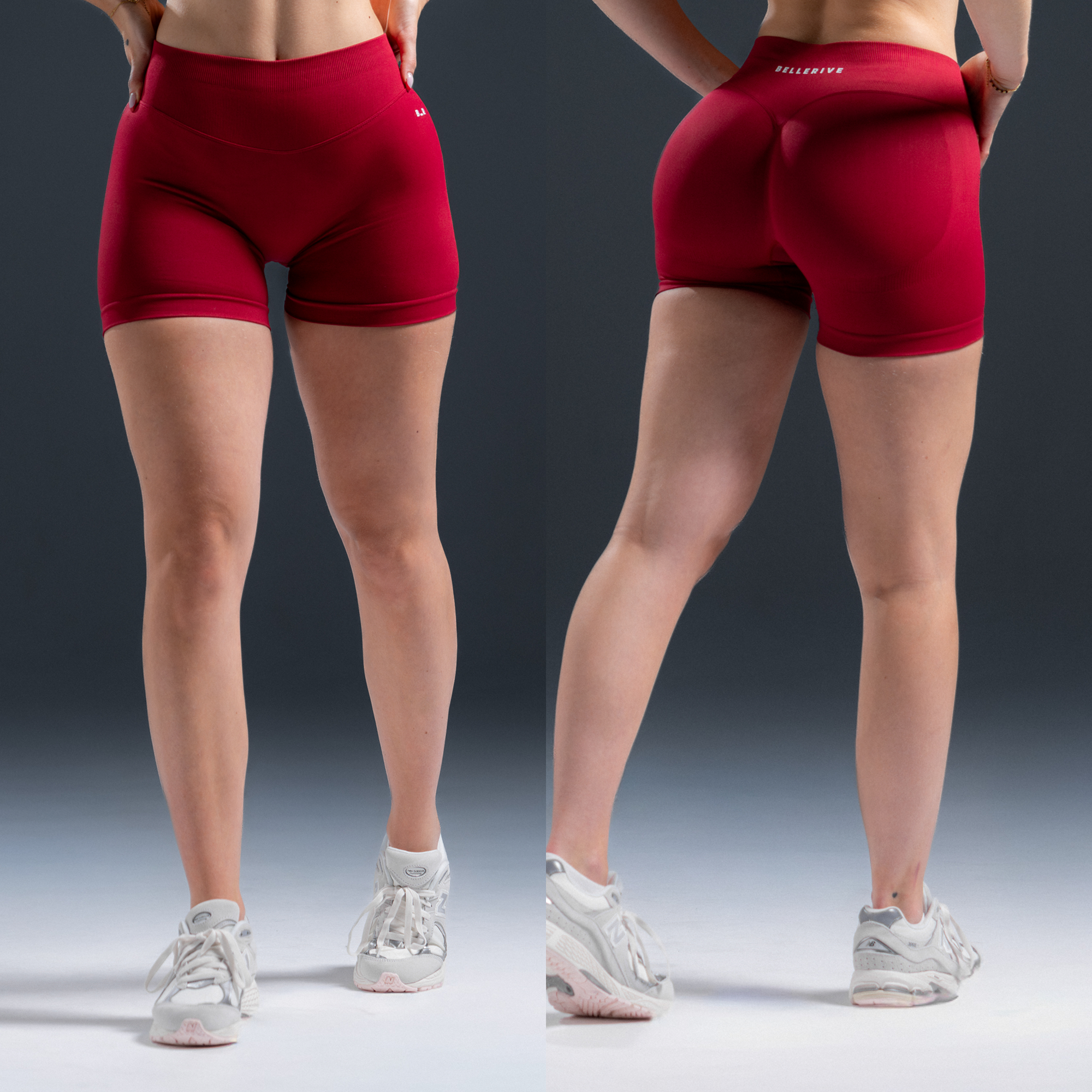 Sculpt Shorts – Cherry
