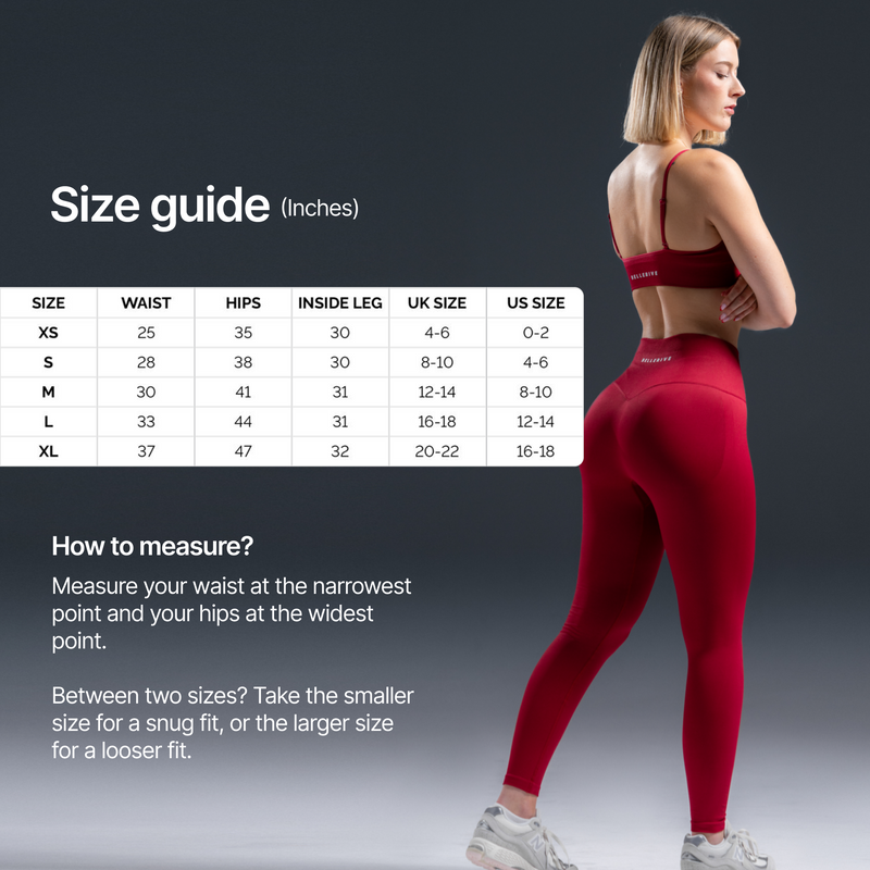 Sculpt Leggings - Cherry