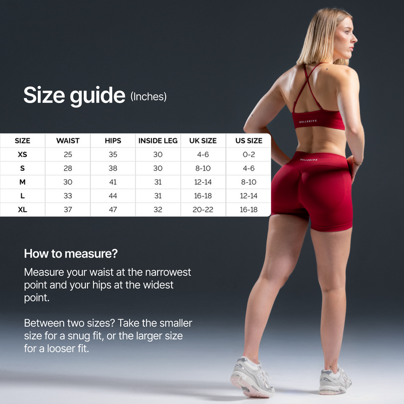 Sculpt Shorts – Cherry