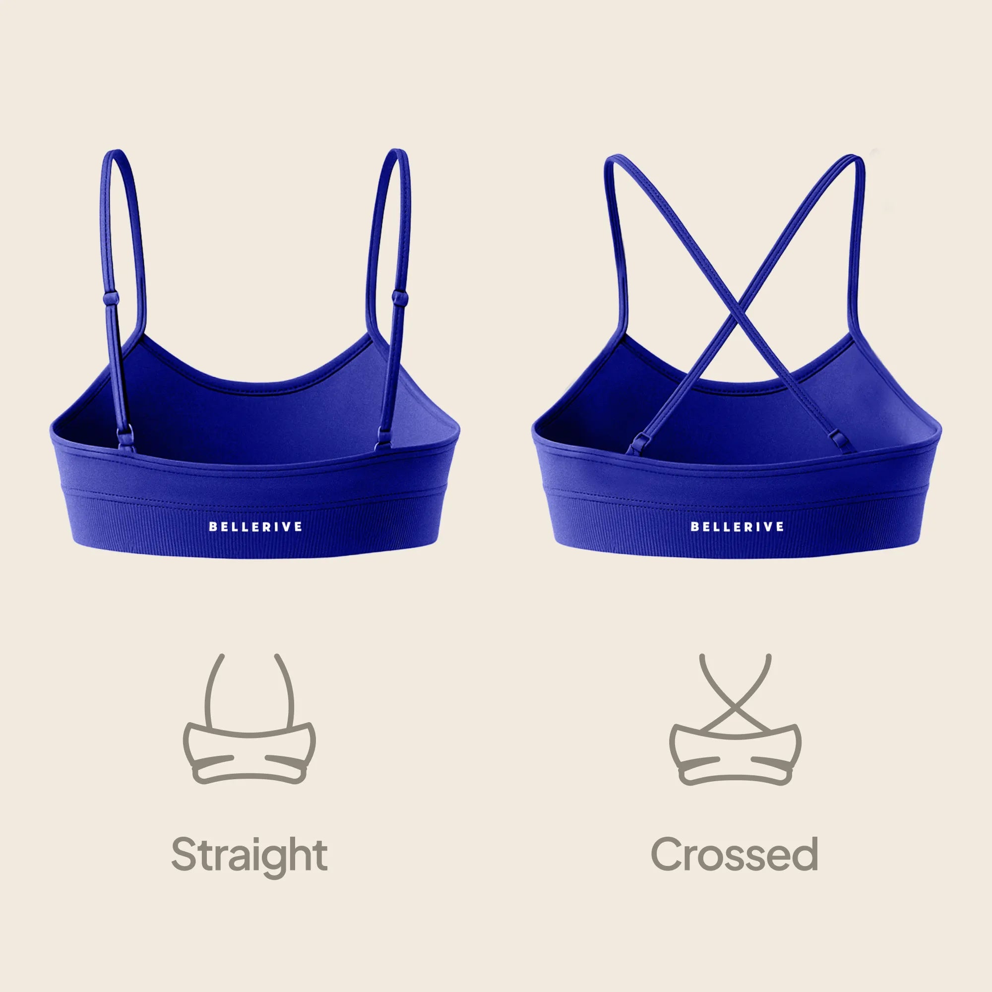 Sports Bra – Blueberry