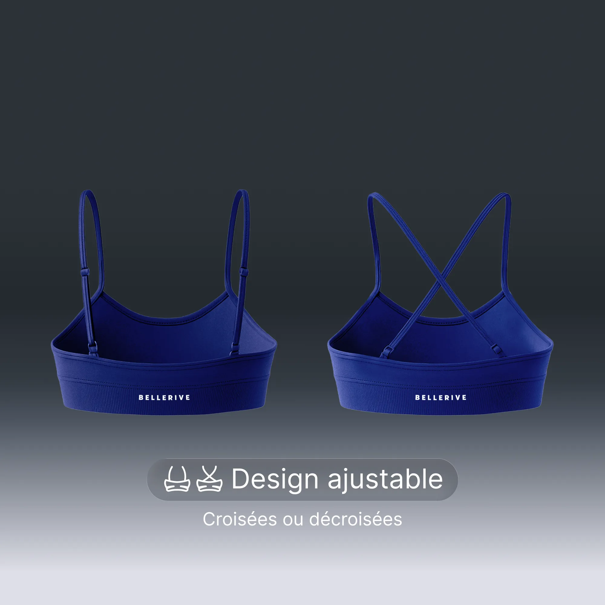 V2 Sports Bra – Blueberry