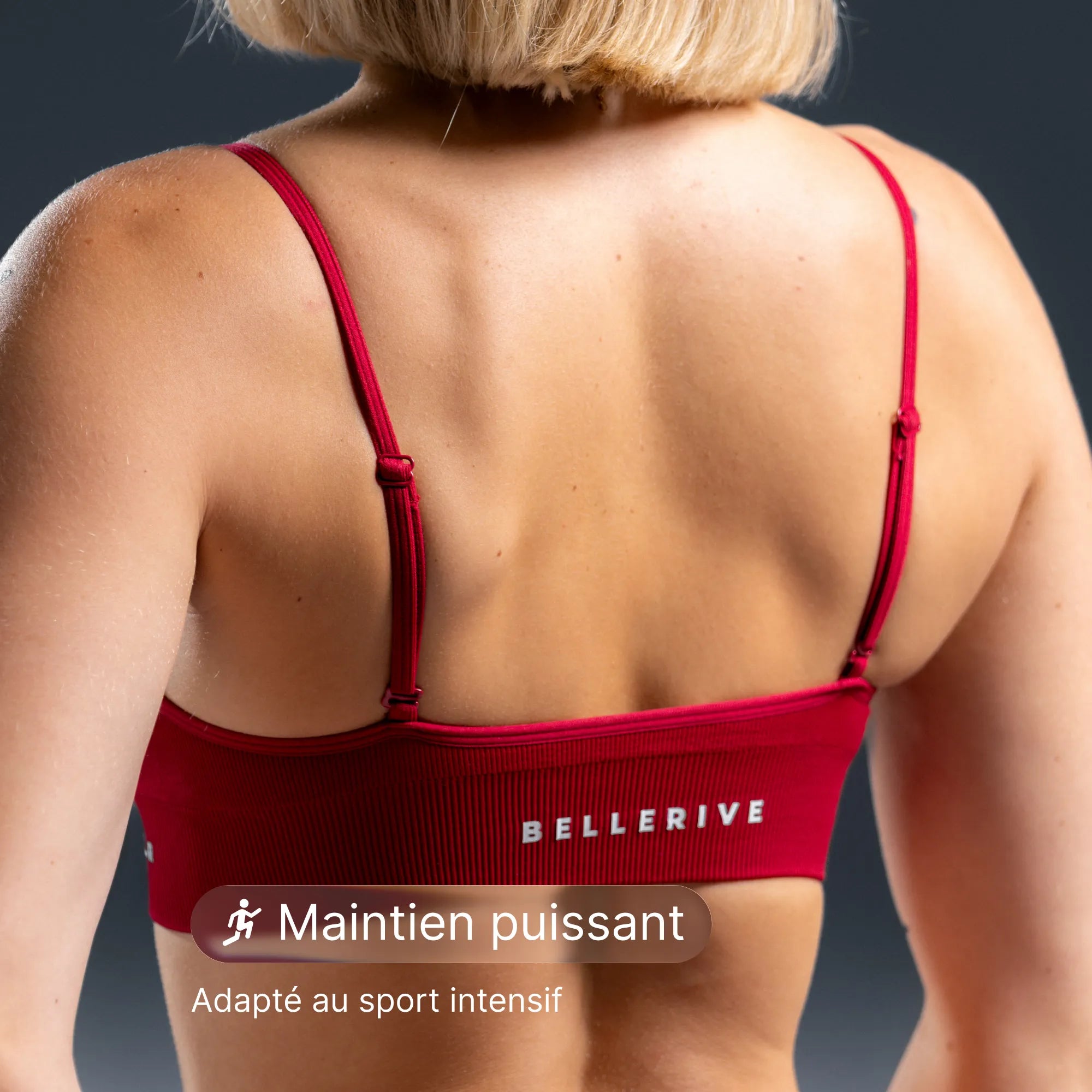 V2 Sports Bra – cherry