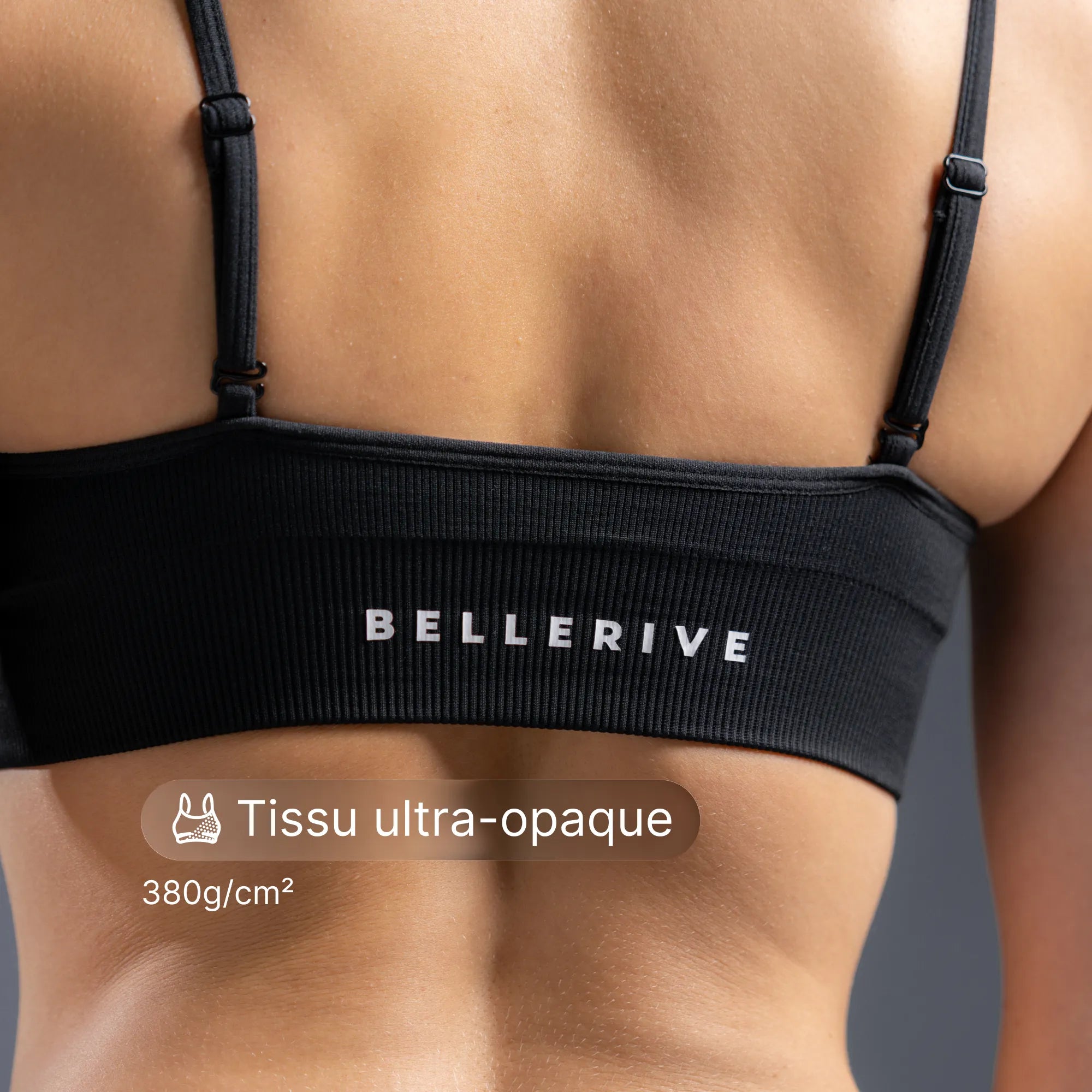 V2 Sports Bra – Charcoal