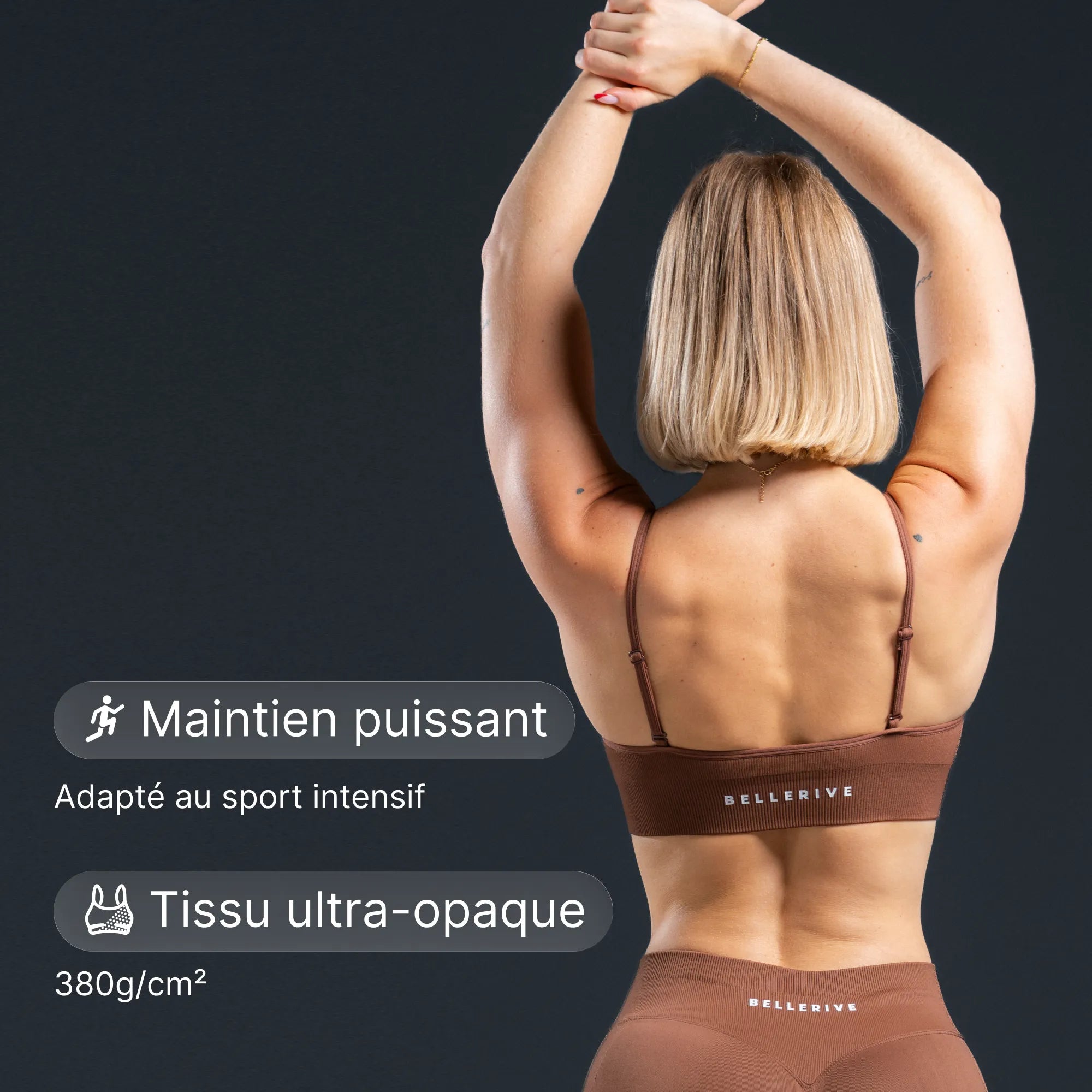 V2 Sports Bra – Cocoa