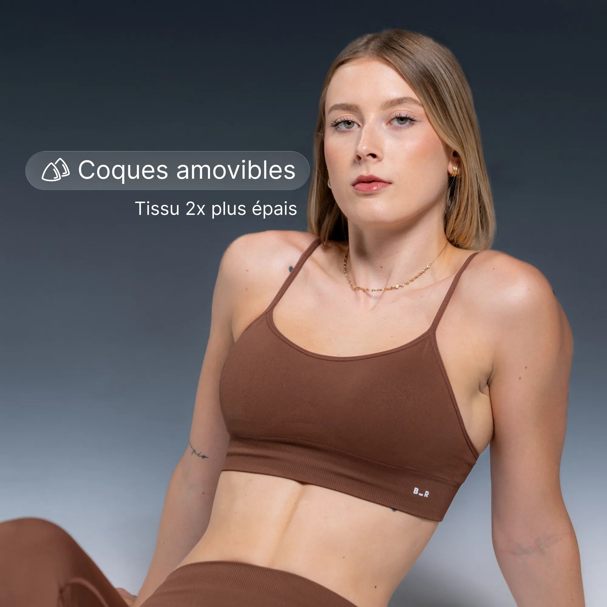 V2 Sports Bra – Cocoa