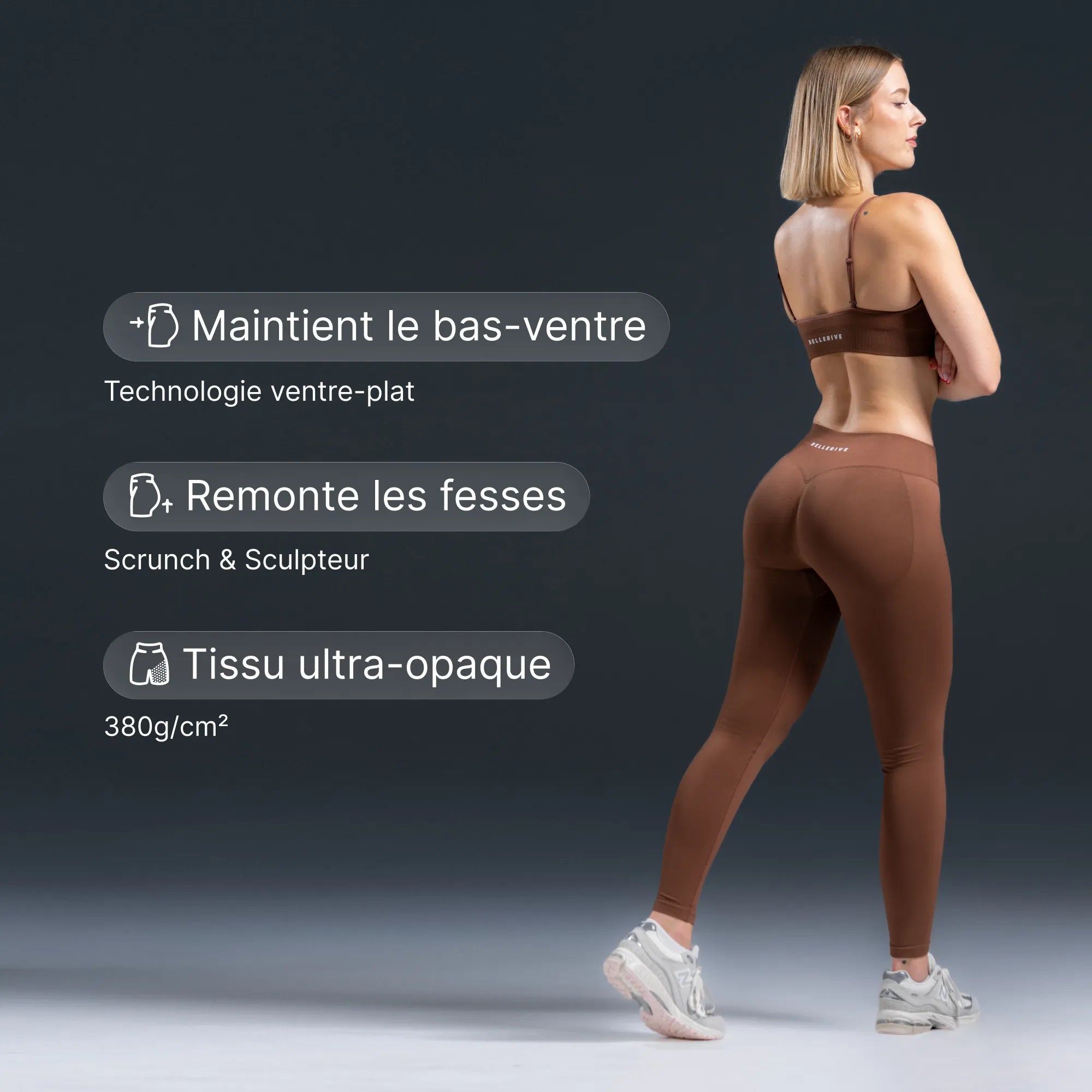 V2 Sculpt Leggings – Cocoa