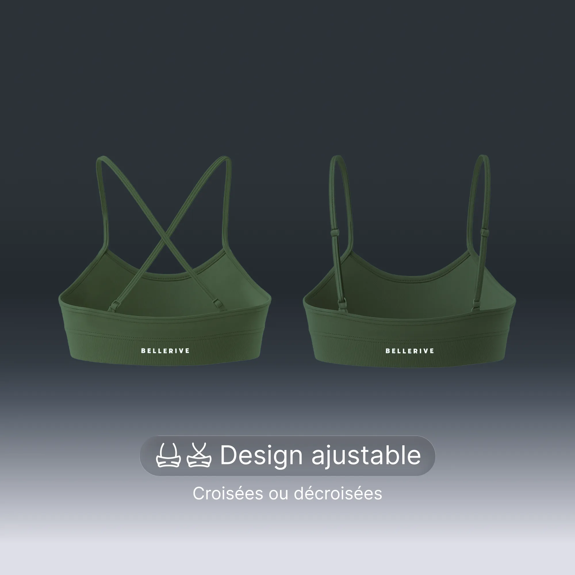 V2 Sports Bra – Matcha
