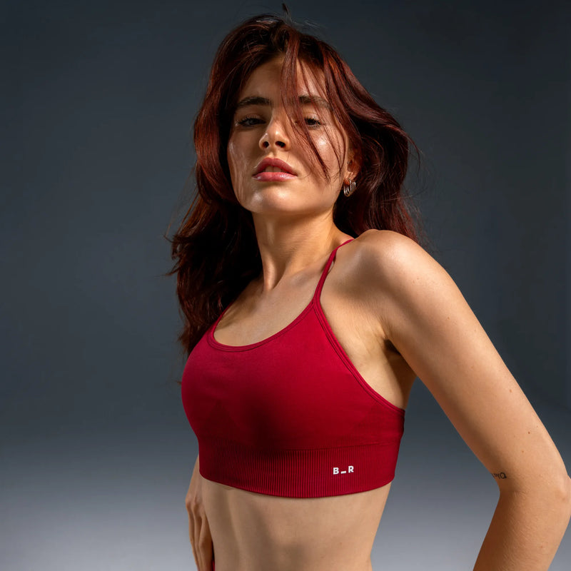 Sports Bra – cherry