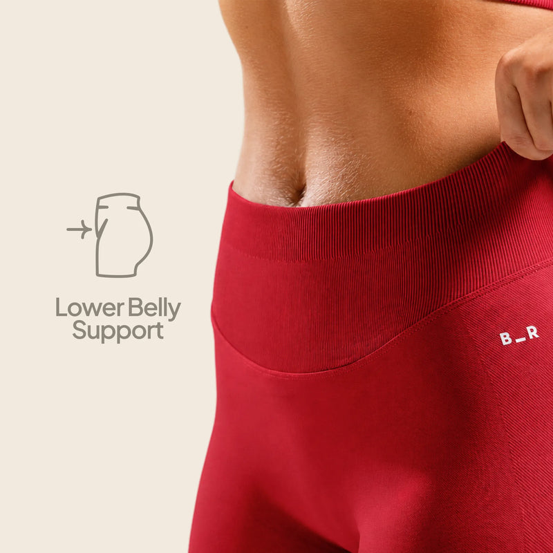 Sculpt Leggings - Cherry