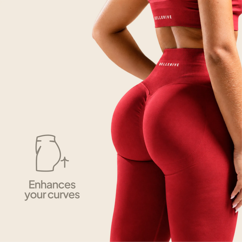 Sculpt Leggings - Cherry